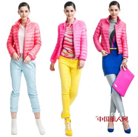 七彩羽绒服 波司登教你秋冬如何搭配