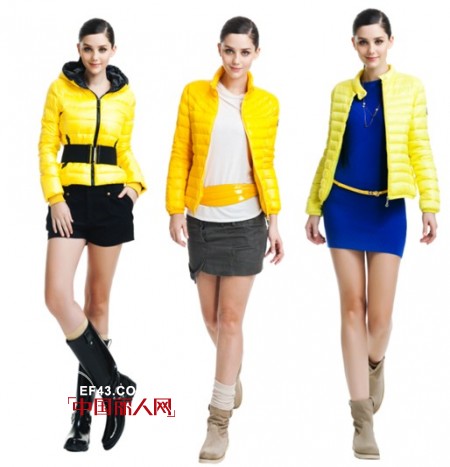 七彩羽绒服 波司登教你秋冬如何搭配