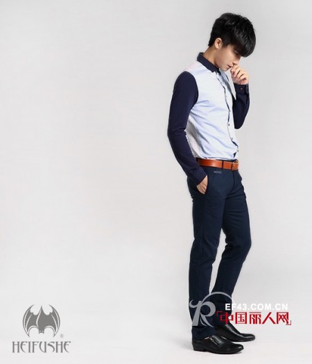 拼接风继续风靡 秋季男士的衬衫搭配