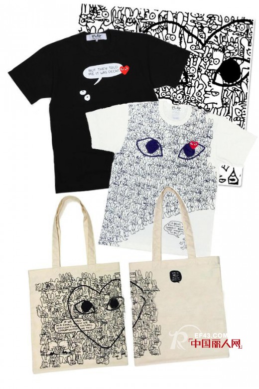 用“心”听听兔子们的潮流生活意见!I.T限量发售CdG Play(Comme des Garcons Play)与美国漫画家Matt Groening合作