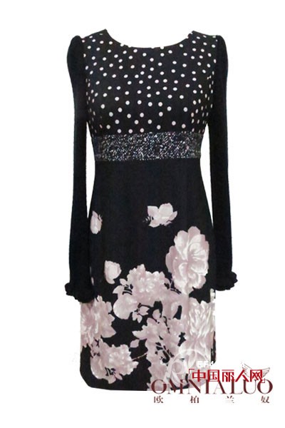 欧柏兰奴秋装新款 让您根据体型选择连衣裙