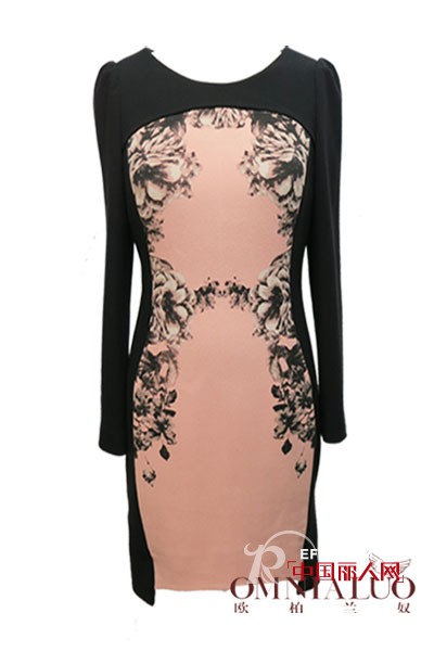 欧柏兰奴秋装新款 让您根据体型选择连衣裙