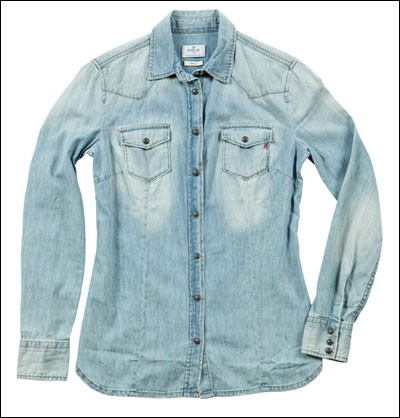 Replay 水洗白牛仔款式轻薄上演秋季清新装扮