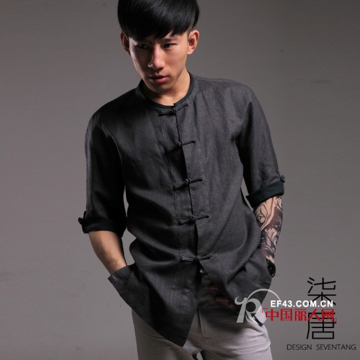 时尚中国风高端男装品牌-柒唐唐装