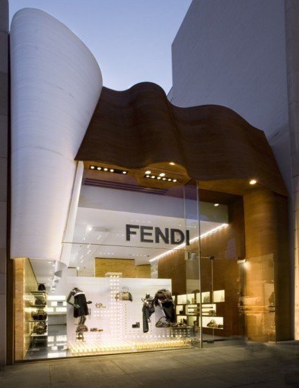 Fendi店打造全球奢侈品地标