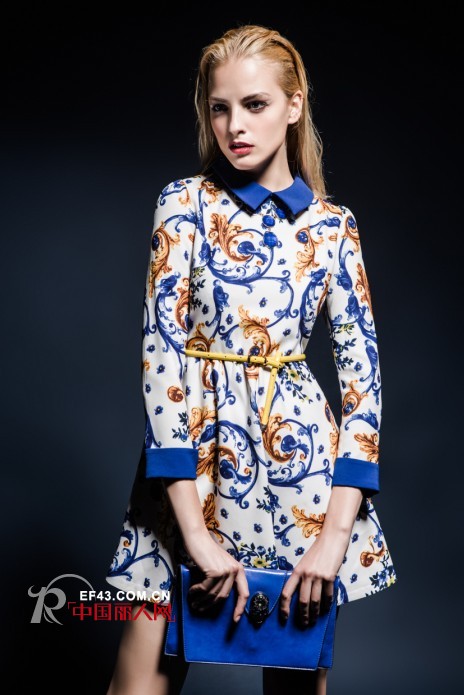 2013年秋冬女装的流行趋势  蓝色倾情为你呈现