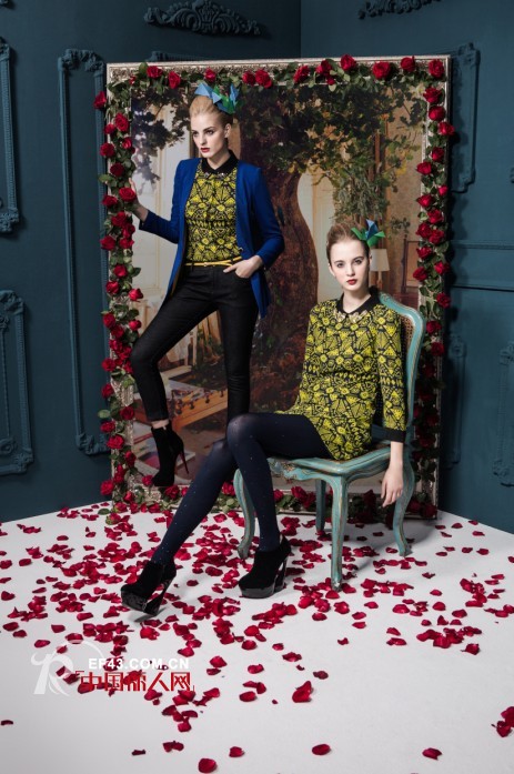 2013年秋冬女装的流行趋势  蓝色倾情为你呈现