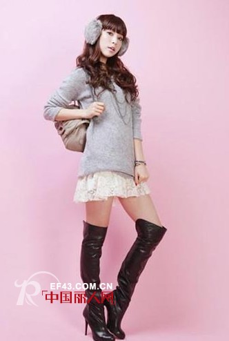 短裙与美腿的搭配法则 秋季的韩式搭配