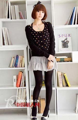 短裙与美腿的搭配法则 秋季的韩式搭配