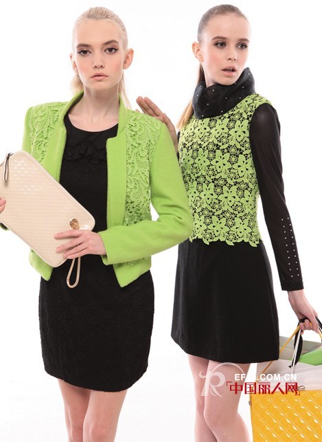 蔓露卡女装2013秋冬元素主题:蕾丝