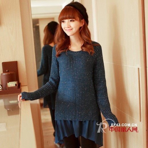 2013秋季针织长衫搭配  轻松打造百变女生