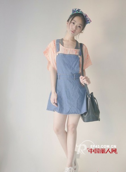 最新背心牛仔裙款式逆袭