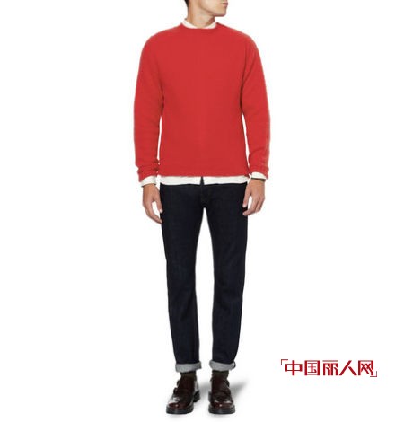 红粉色毛衣来袭 男士最新潮秋季搭配