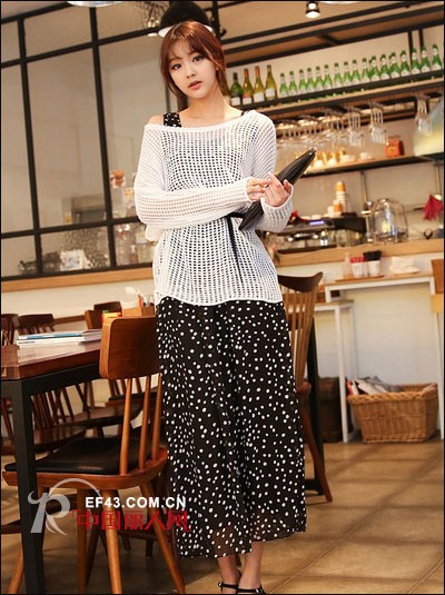 中秋小长假出游 针织衫搭配 清新又唯美