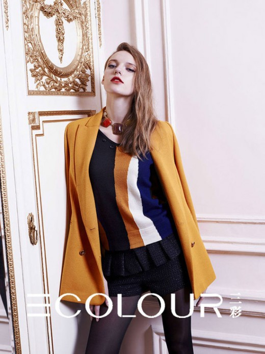 温婉女性最爱 三彩女装2013秋冬新品形象大片