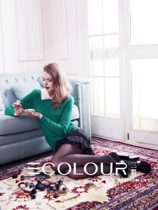 温婉女性最爱 三彩女装2013秋冬新品形象大片