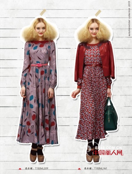 碎花裙搭配  秋季新款长,短碎花裙