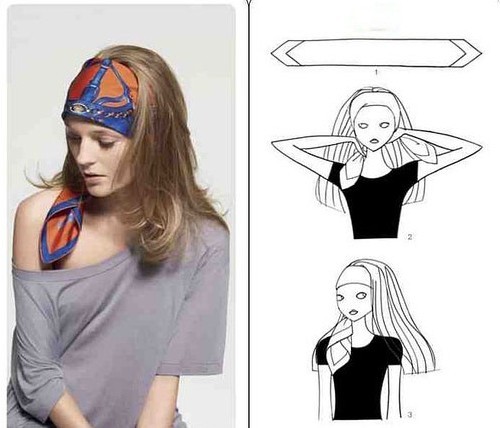 大方巾系出不同风格  丝巾女王雅号非你莫属