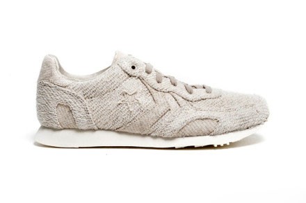 Converse涉足布艺推出米白色AucklandRacer鞋款