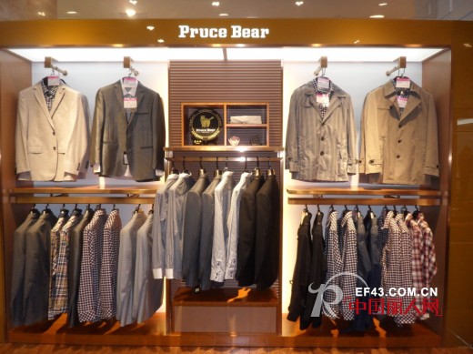 热烈庆祝布鲁斯·金熊男装杭州银泰专卖店盛大开业