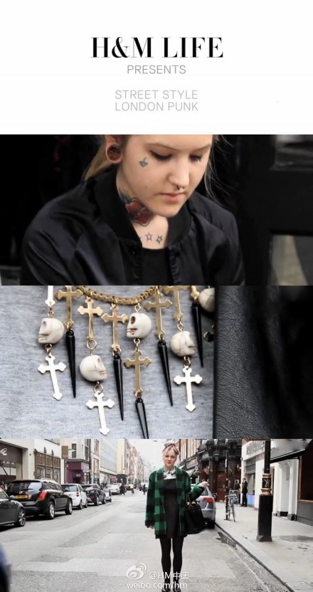 H&M揭示今秋流行风格 朋克风占主导