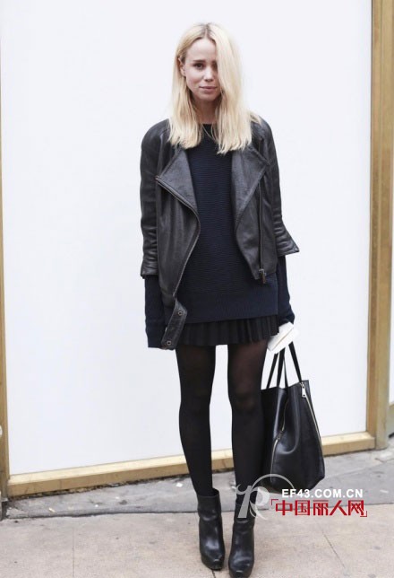 欧美风大包搭配 街头拗造型利器