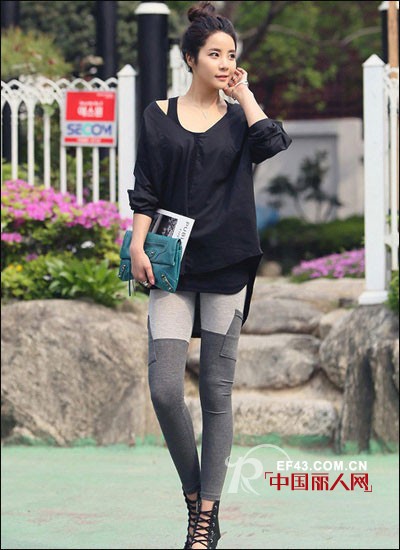 打底裤搭配 怎么显瘦怎么穿