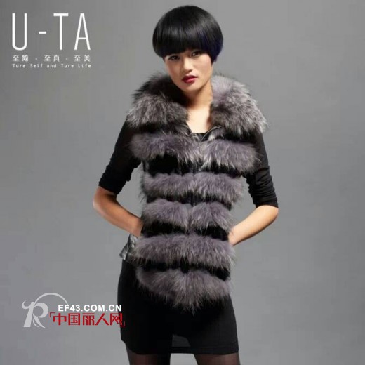 皮草马甲搭配 空调房里的最佳单品