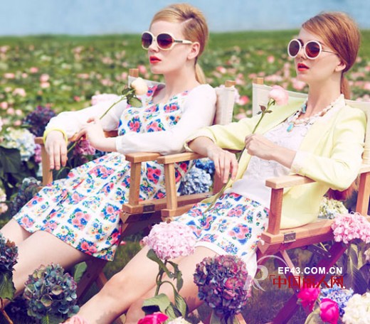 三彩女装2014春季女装广告大片预览