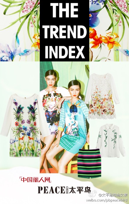 PEACE BIRD 太平鸟2014春季新款女装