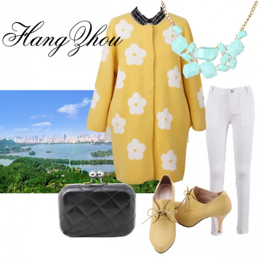 时尚新年旅游装扮 在美景中迎接新的开始