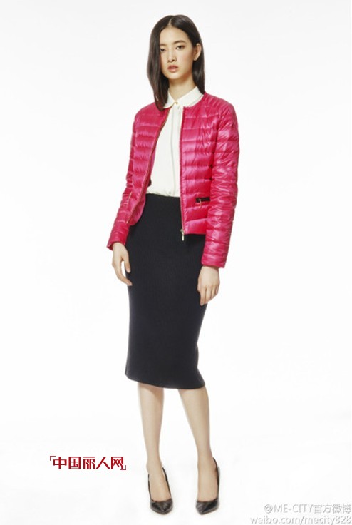 ME&CITY轻薄羽绒服夹克 冬季时髦姿态