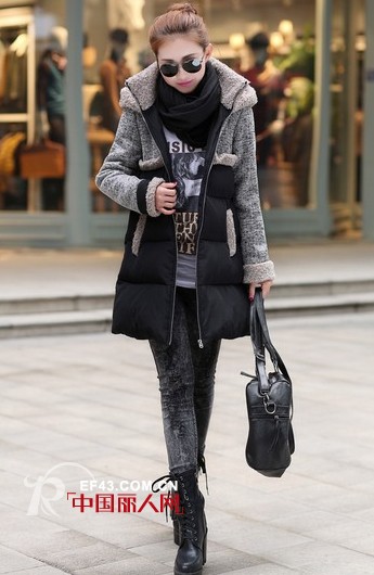 冬装时尚搭配 素净色彩时尚显瘦