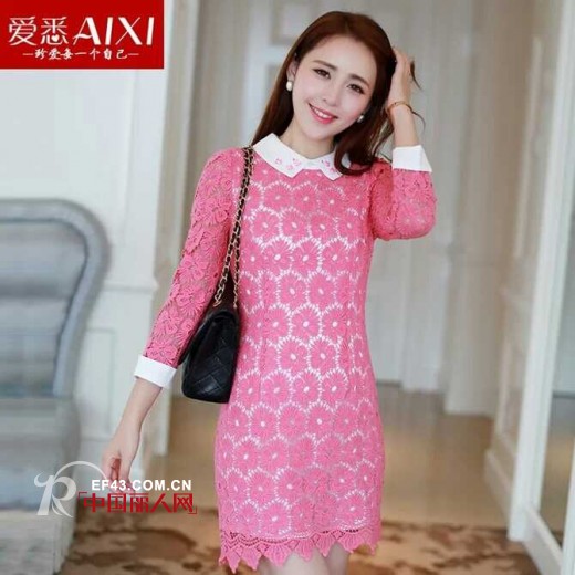 2014初春流行什么 蕾丝裙绽放别样风采