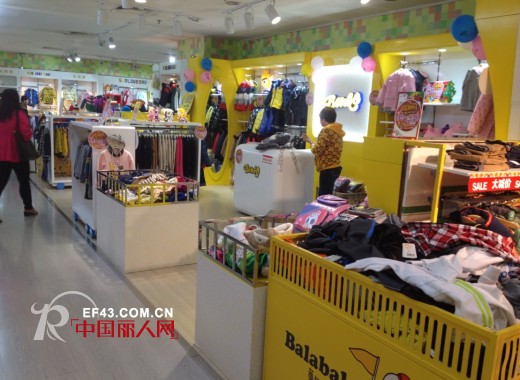 缤果时尚童装成功进驻广州华联商厦 开业送惊喜