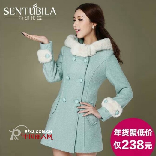 年货低价大放送 糖果色呢子大衣汇聚一体