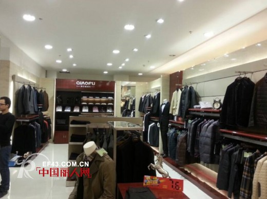 乔夫男装盛大进驻宁夏固原新华百货