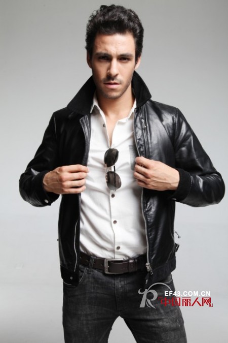 秋冬男士皮衣的搭配技巧防“走样”