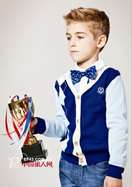 早春童装装扮 动感英伦 红黄蓝童装校园波尔卡系列