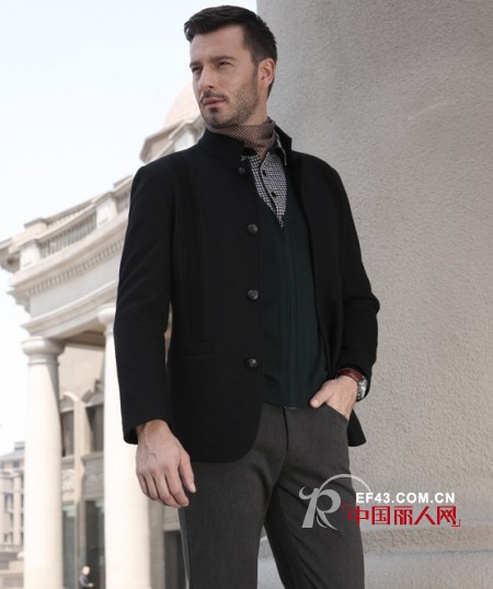 一招打造绅士派 立领夹克的时尚搭配潮