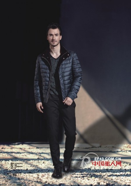 翻毛夹克让男士们的冬季搭配更有型