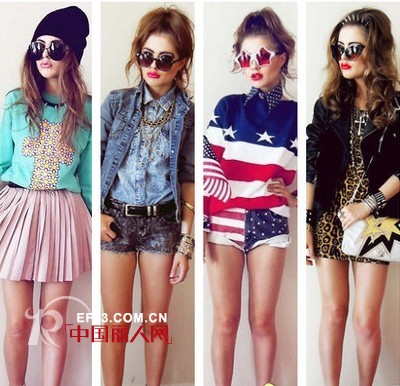 朋克风格系列单品 个性夸张墨镜亮眼吸睛