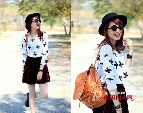 卫衣怎么穿有味道 朋克风格搭配