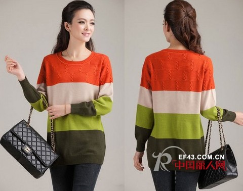 2014时尚女装流行元素 拼色又多几分唯美柔
