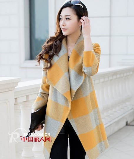 呢子大衣时尚搭配 2014初春流行装扮