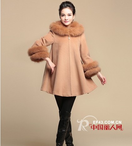 时尚装搭配术 斗篷毛呢大衣怎么搭配好看