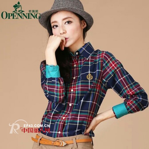 怎么穿出学生范儿 学院风格子元素搭配