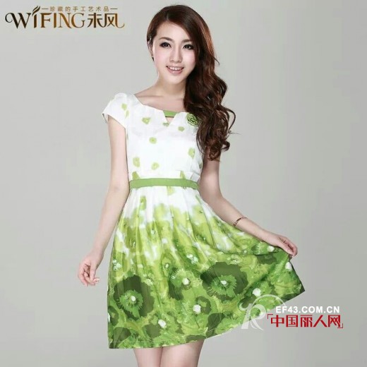 清新的田园风女装 未风打造素雅女性