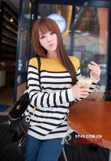 条纹衬衫显瘦吗?条纹针织衫怎么搭配好看