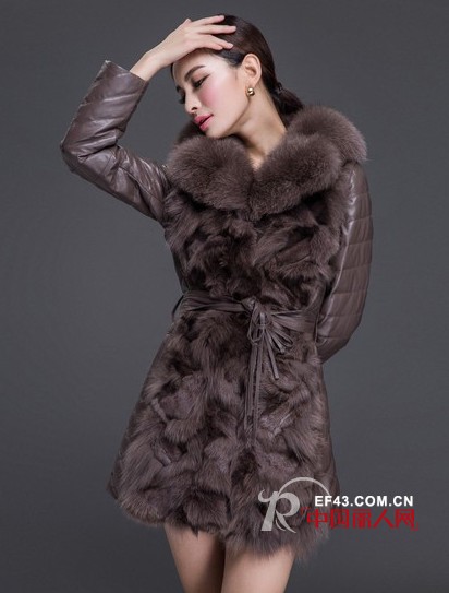 什么样的羽绒服保暖? 时尚毛领真皮羽绒服